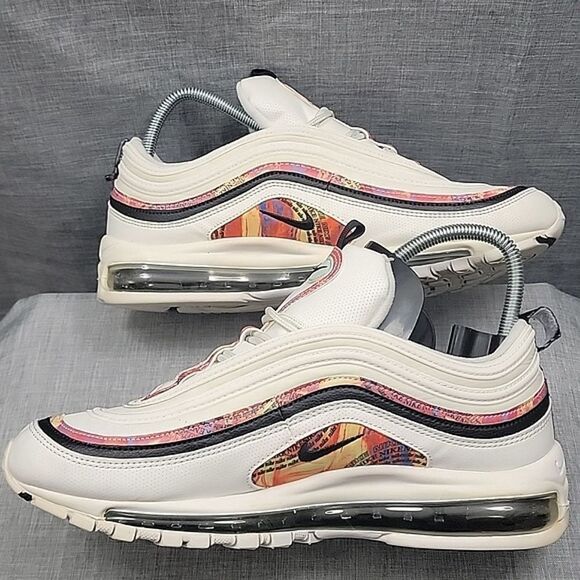 Nike Air Max 97 White Vintage Mosaic Men\'s Size 10 CU4731-100  Retro